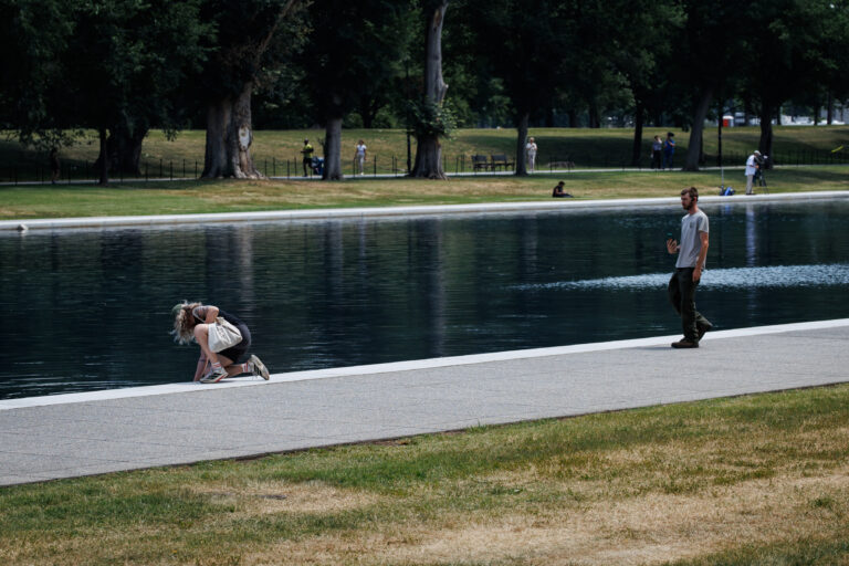 DC: Lincoln Memorial Reflecting Pool Algae Cleanup Continues