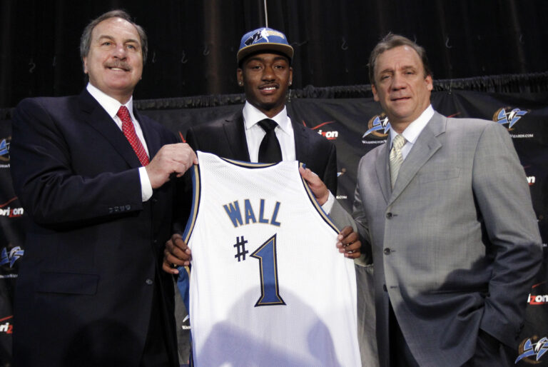 John Wall, Flip Saunders, Ernie Grunfeld