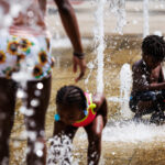 DC: Children Escape the Summer Heat in Washington, DC
