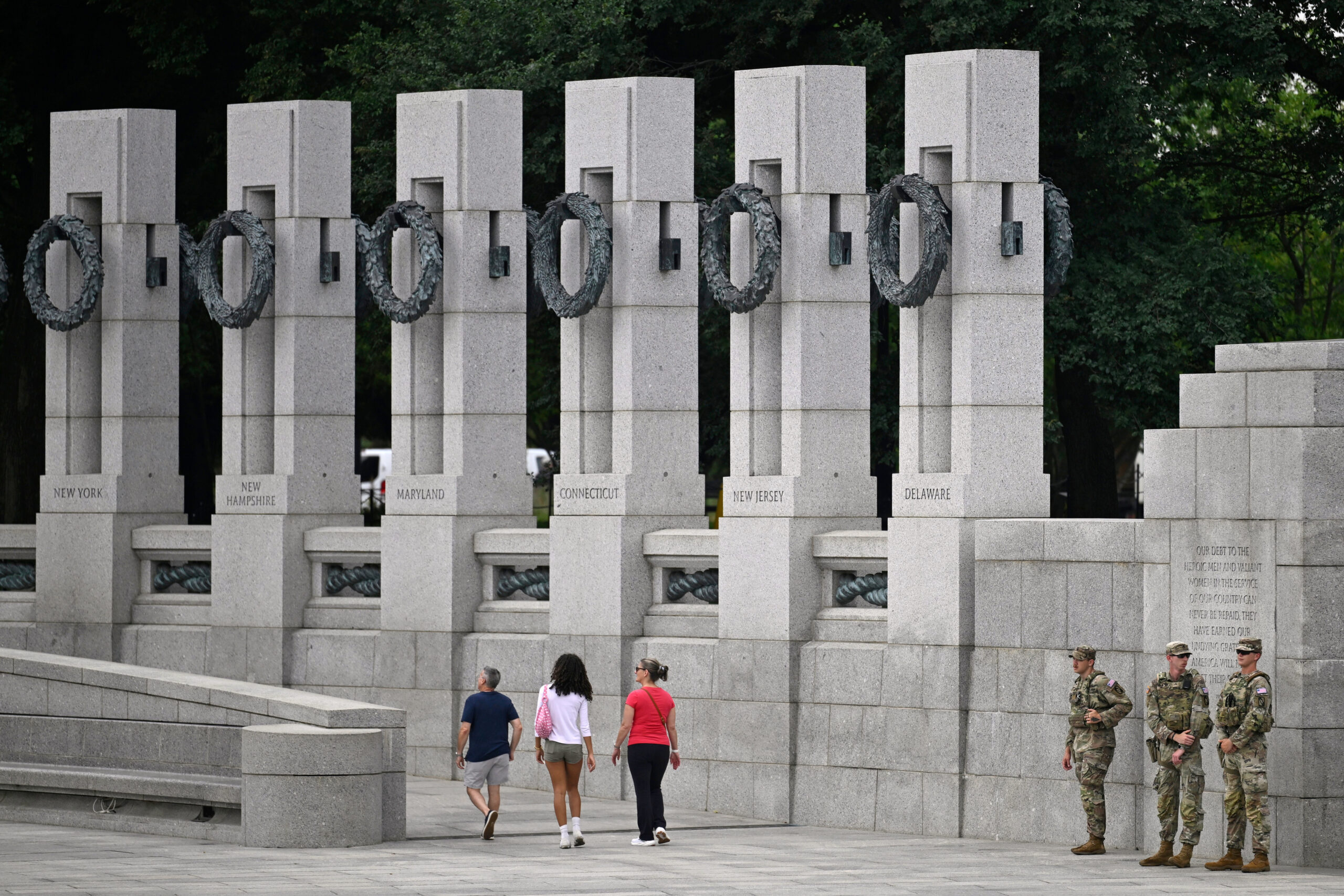 WWII Memorial Vandalized