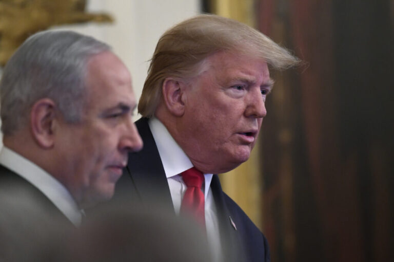 Benjamin Netanyahu and Donald Trump
