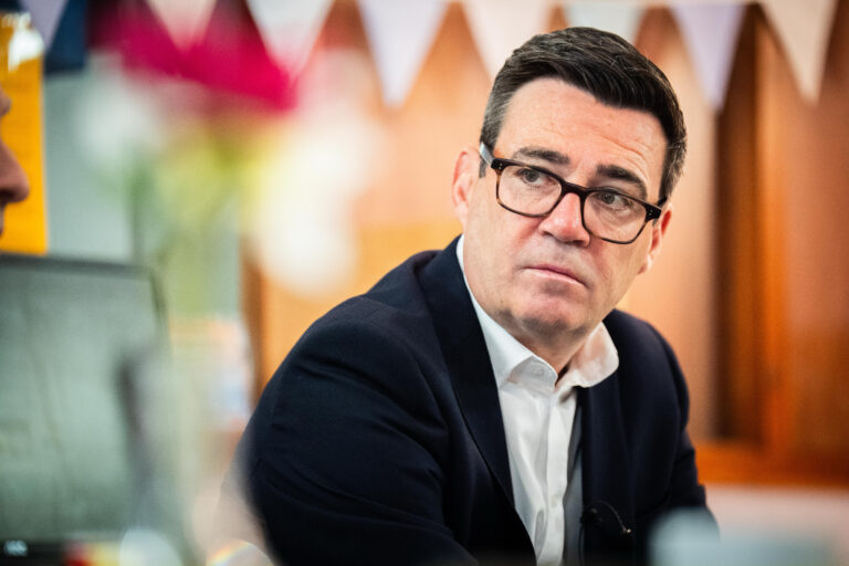 Andy Burnham visits Stevenage