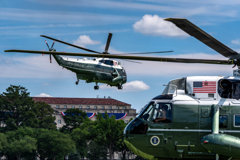Marine One Close Call