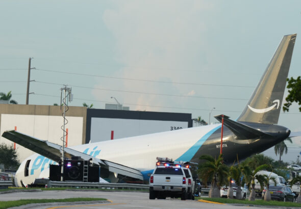 Amazon Plane Overruns Runway