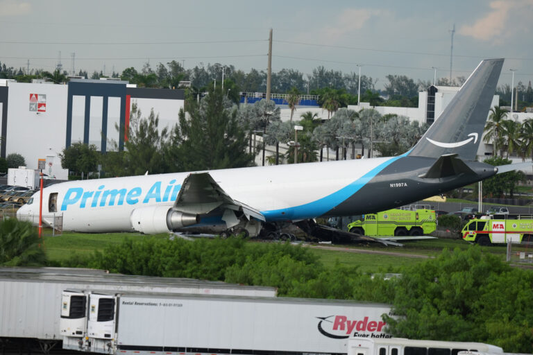 Amazon Plane Overruns Runway